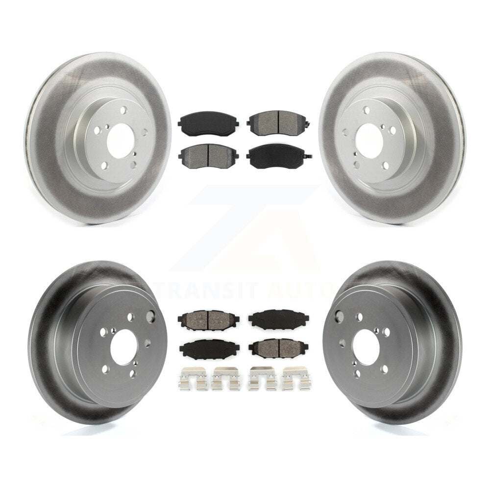 Transit Auto KGS-101833 Disc Brake Kit for 2008-2013 Subaru WRX, Subaru Legacy and More - Front and Rear