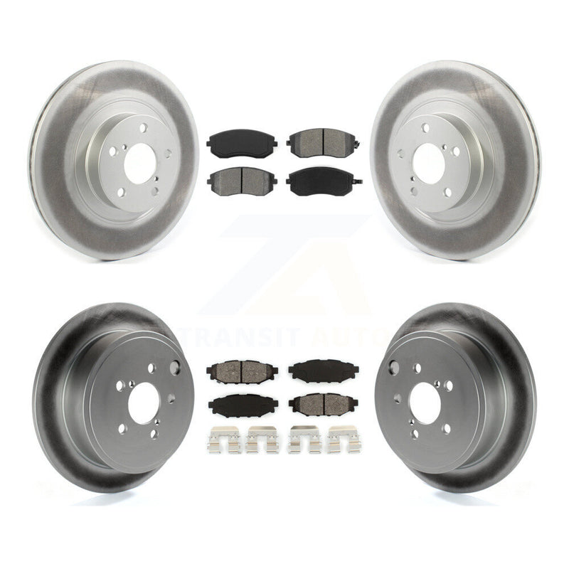 Transit Auto KGS-101833 Disc Brake Kit for 2008-2013 Subaru WRX, Subaru Legacy and More - Front and Rear