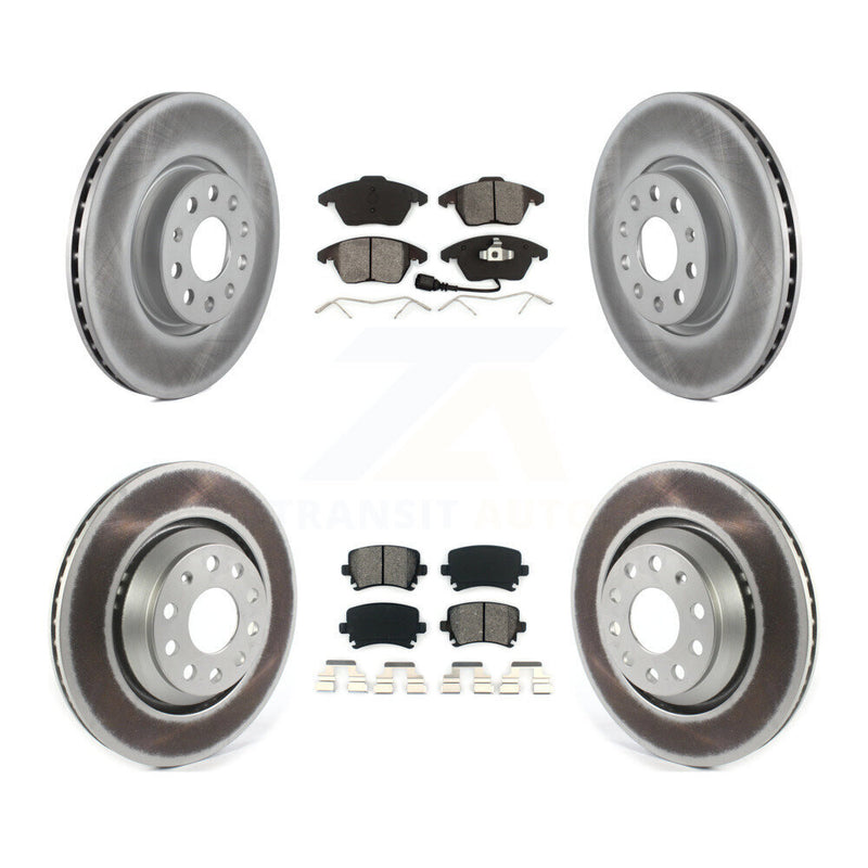 Transit Auto KGS-101834 Disc Brake Kit for 2009-2010 Volkswagen Passat CC - Front and Rear