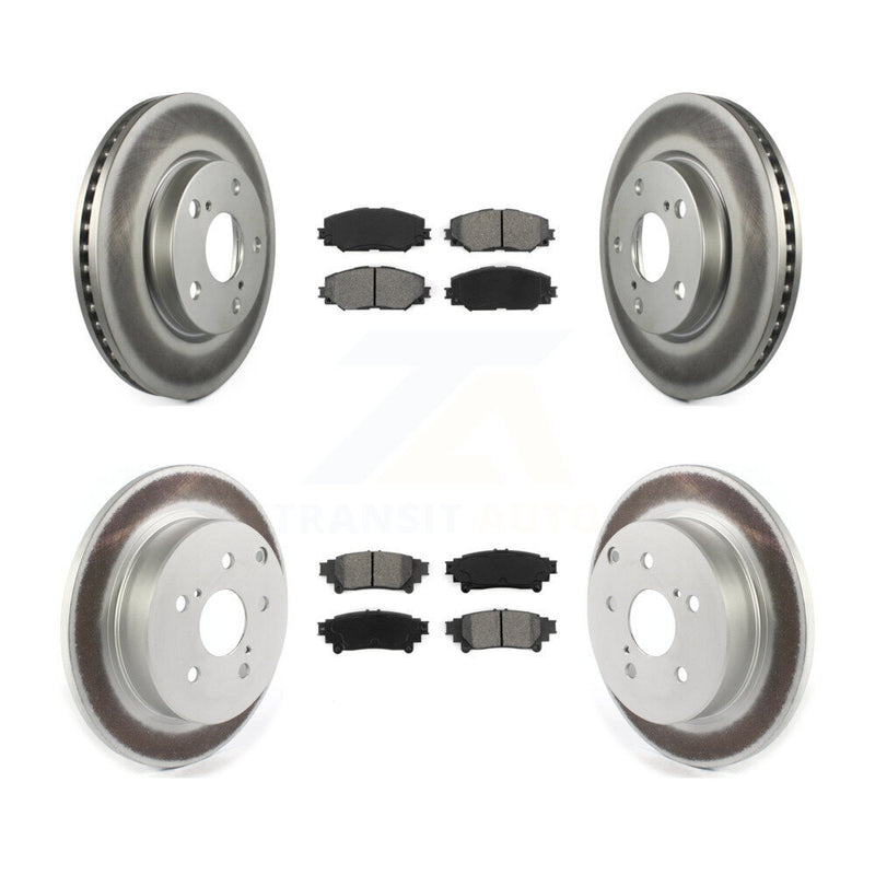 Transit Auto KGS-101835 Disc Brake Kit for 2012-2018 Toyota Prius V - Front and Rear