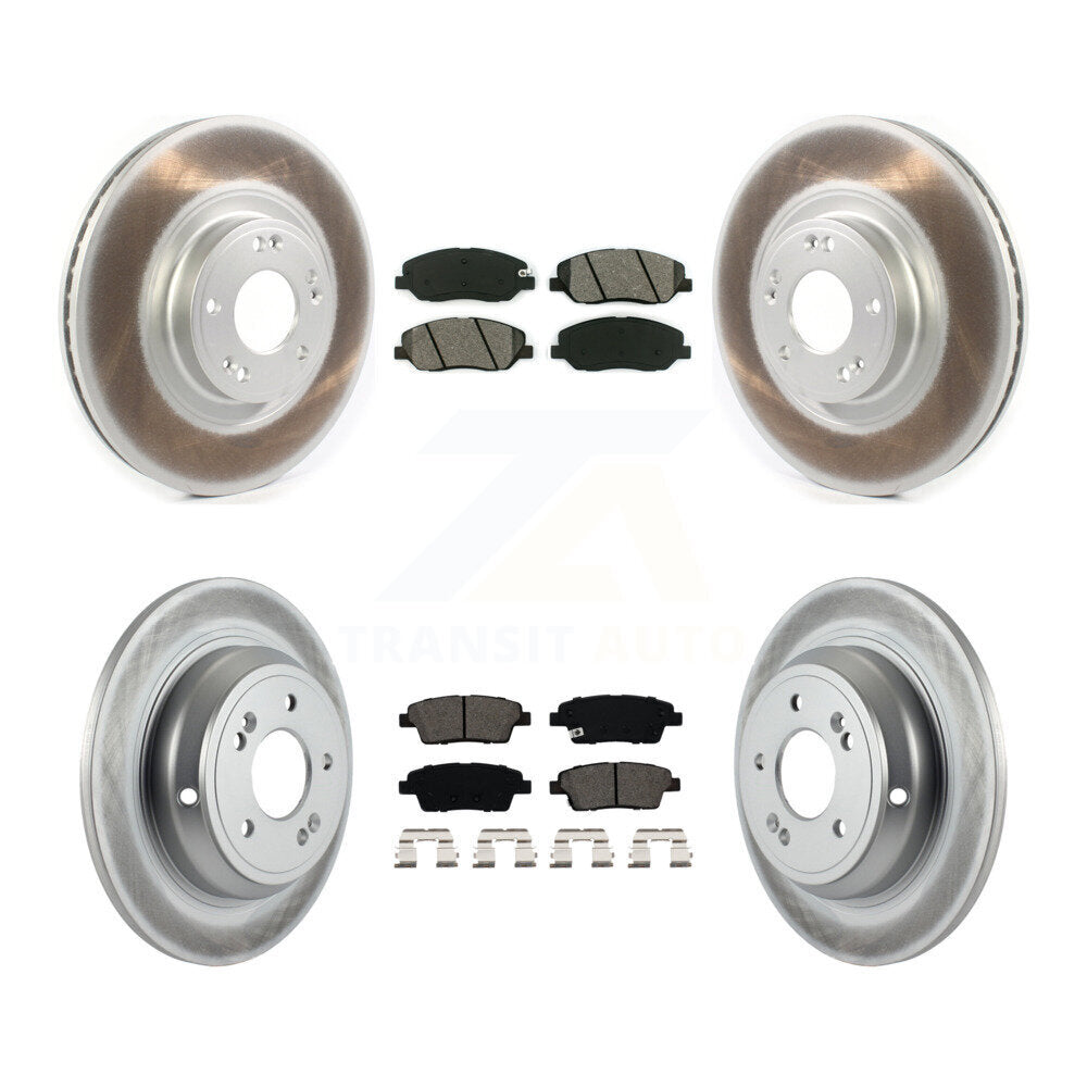Transit Auto KGS-101837 Disc Brake Kit for 2012 Hyundai Genesis - Front and Rear