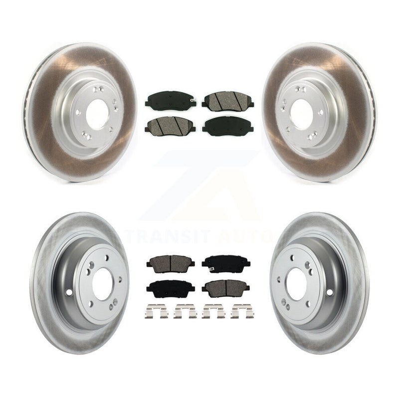 Transit Auto KGS-101837 Disc Brake Kit for 2012 Hyundai Genesis - Front and Rear
