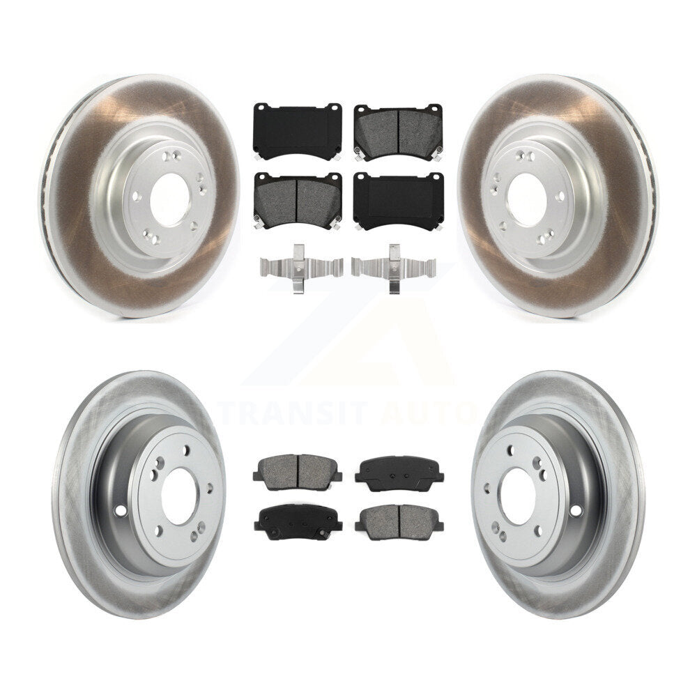 Transit Auto KGS-101838 Disc Brake Kit for 2009-2010 Hyundai Genesis - Front and Rear