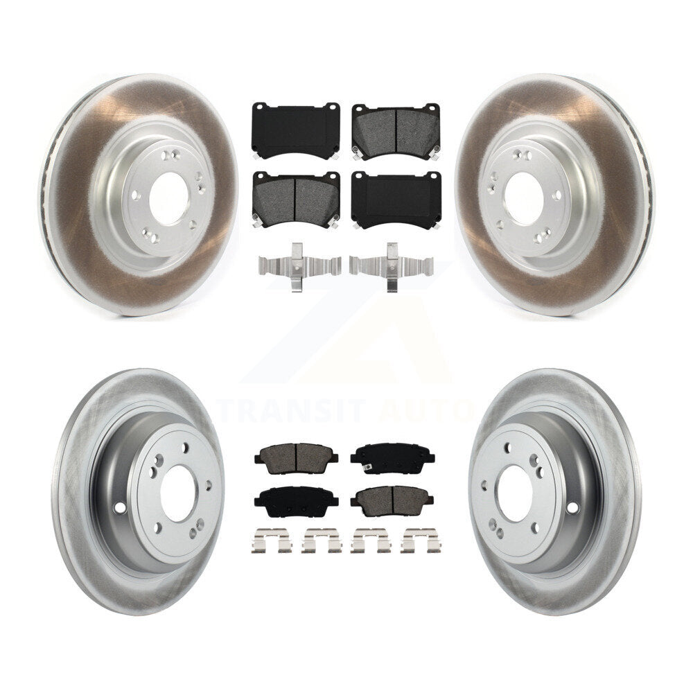 Transit Auto KGS-101839 Disc Brake Kit for 2010-2014 Hyundai Genesis - Front and Rear