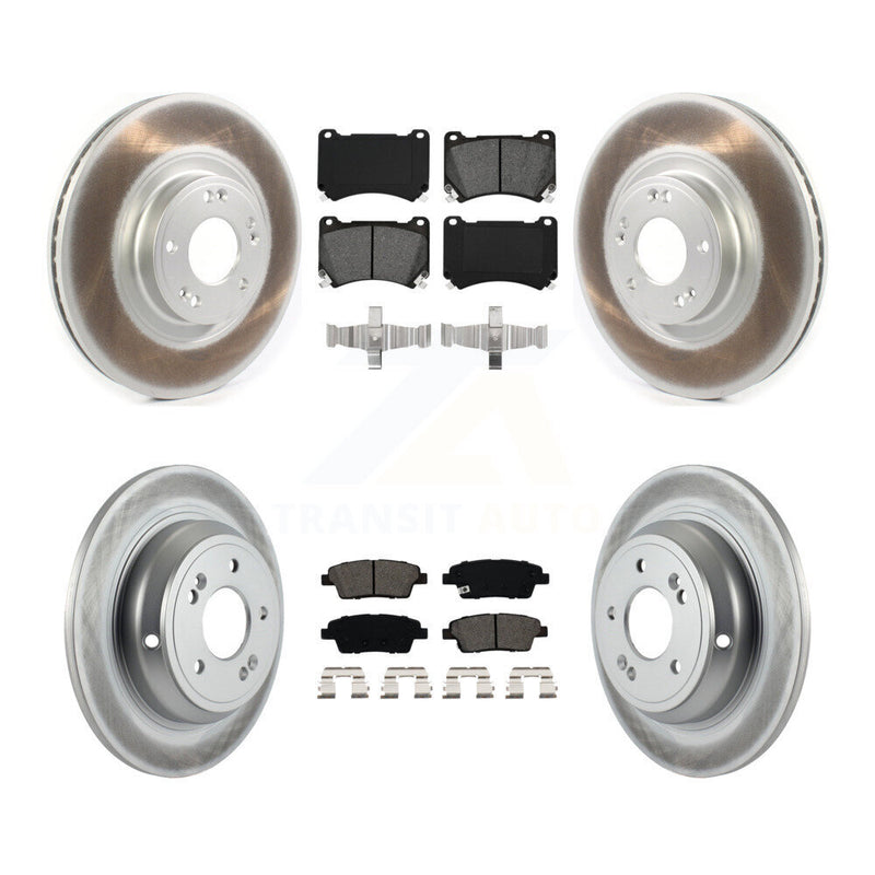 Transit Auto KGS-101839 Disc Brake Kit for 2010-2014 Hyundai Genesis - Front and Rear