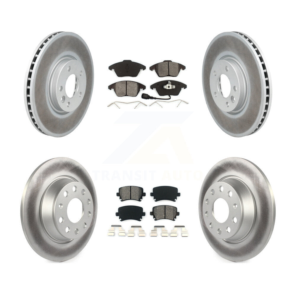 Transit Auto KGS-101841 Disc Brake Kit for 2009-2012 Volkswagen CC - Front and Rear