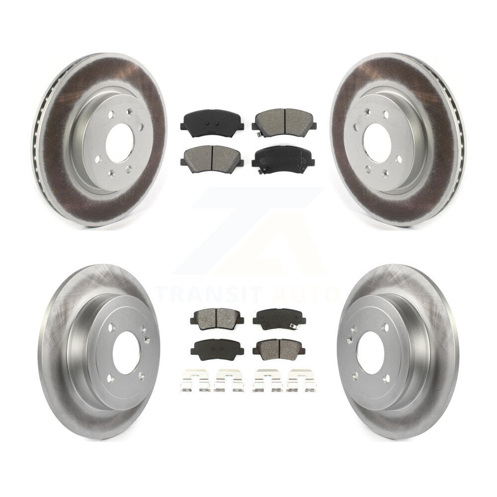 Transit Auto KGS-101842 Disc Brake Kit for 2012-2017 Kia Rio - Front and Rear