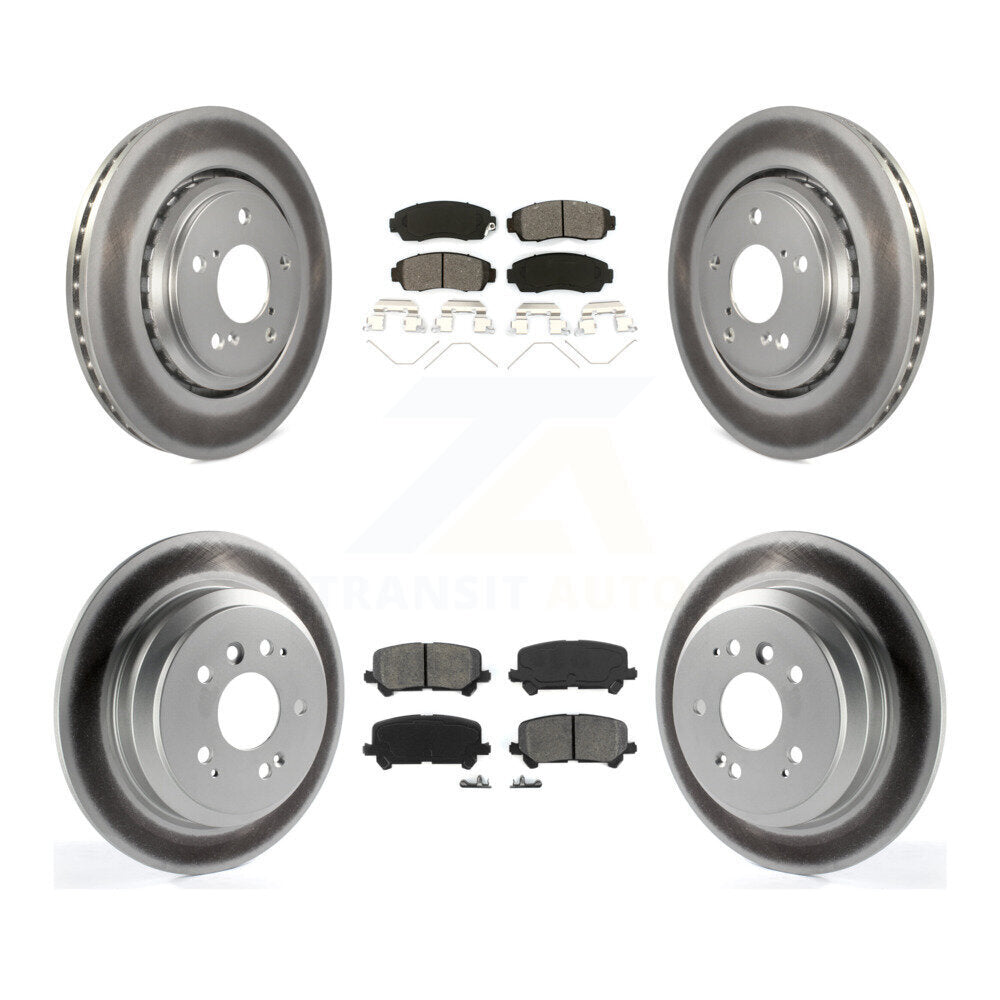Transit Auto KGS-101844 Disc Brake Kit for 2019-2024 Honda Passport - Front and Rear