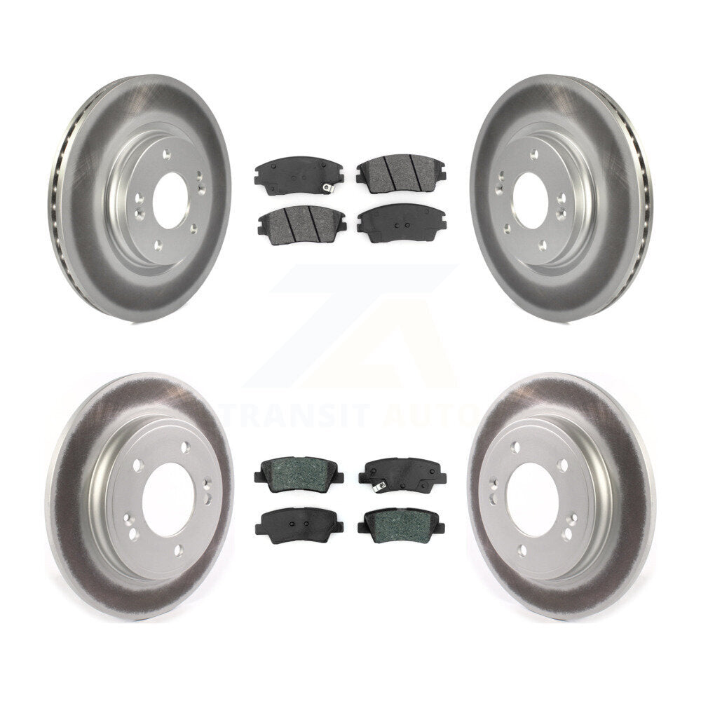 Transit Auto KGS-101848 Disc Brake Kit for 2017-2020 Hyundai Elantra - Front and Rear