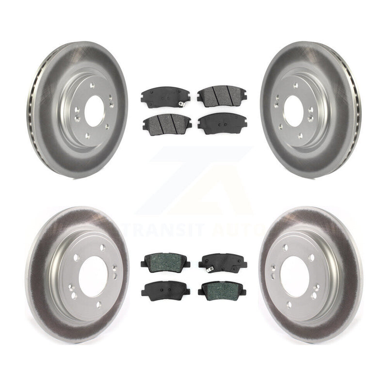 Transit Auto KGS-101848 Disc Brake Kit for 2017-2020 Hyundai Elantra - Front and Rear