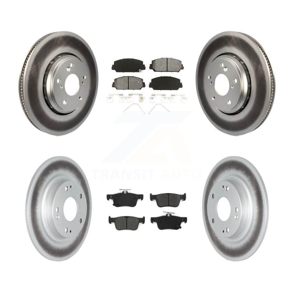 Transit Auto KGS-101850 Disc Brake Kit for 2017-2020 Honda Civic - Front and Rear