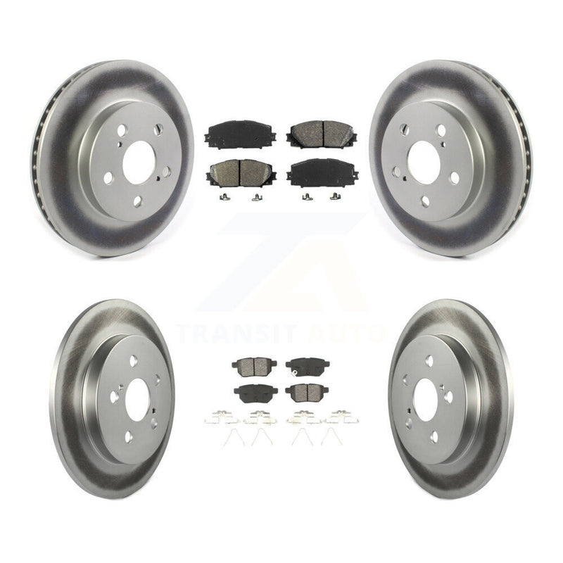 Transit Auto KGS-101852 Disc Brake Kit for 2016-2022 Toyota Corolla, Toyota Prius AWD-e and More - Front and Rear