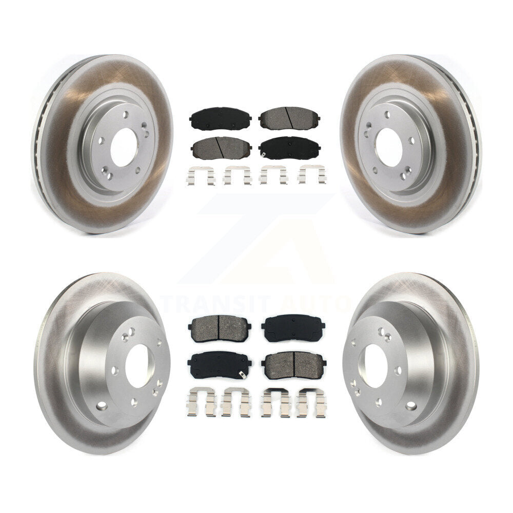 Transit Auto KGS-101853 Disc Brake Kit for 2015-2021 Kia Sedona - Front and Rear
