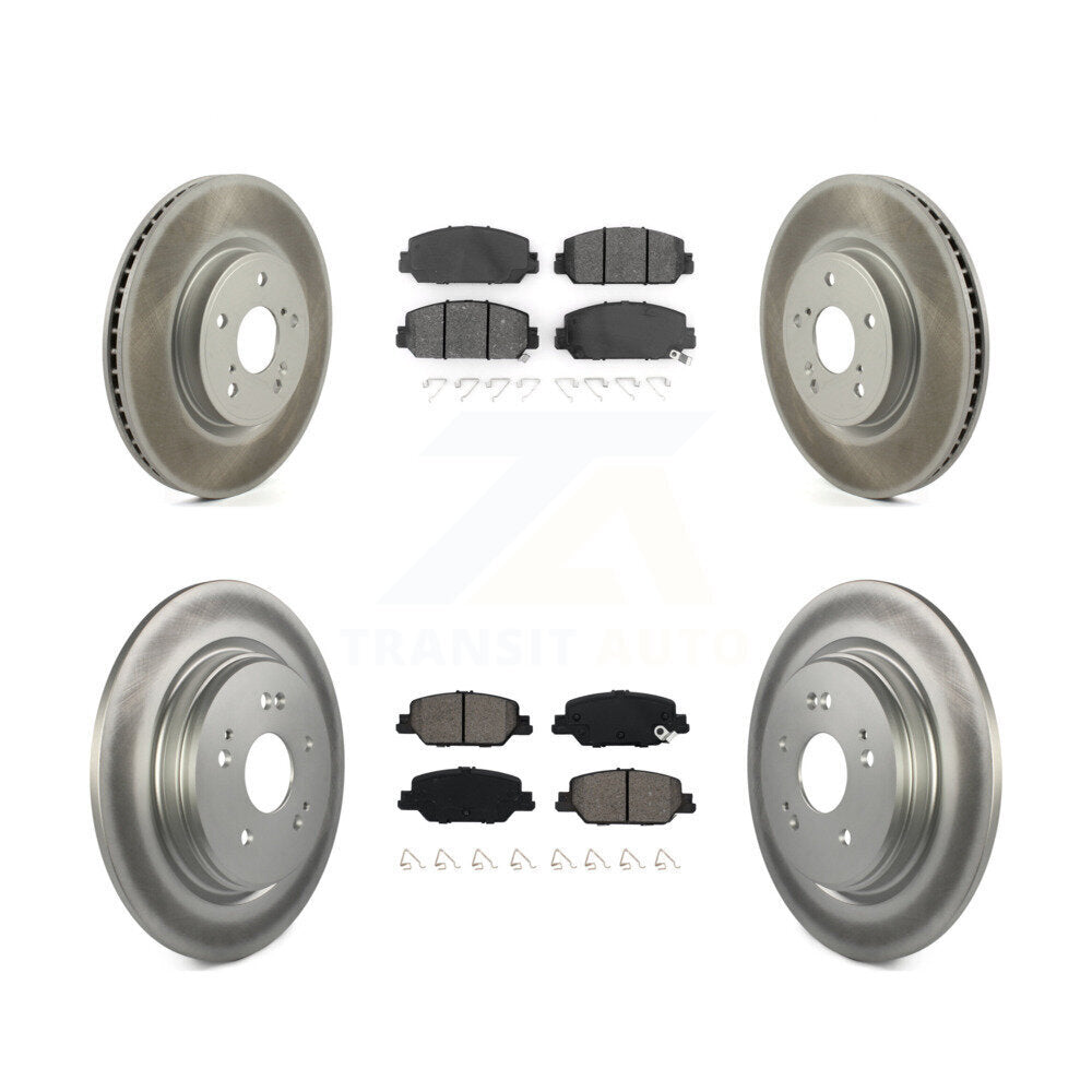 Transit Auto KGS-101854 Disc Brake Kit for 2017-2023 Honda CR-V - Front and Rear