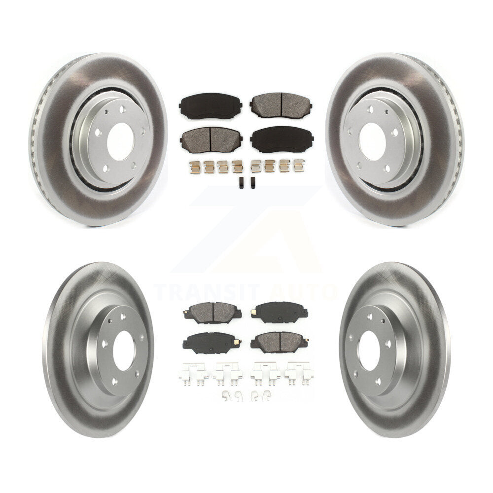 Transit Auto KGS-101855 Disc Brake Kit for 2019-2024 Mazda CX-5 - Front and Rear