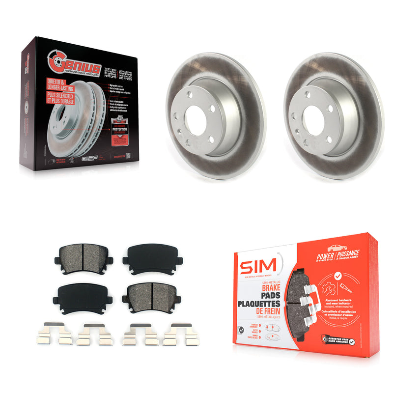 Transit Auto KGS-101869 Disc Brake Kit for 2008-2015 Audi TT, Audi TT Quattro - Rear