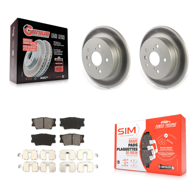 Transit Auto KGS-101874 Disc Brake Kit for 2018-2024 Toyota Camry - Rear
