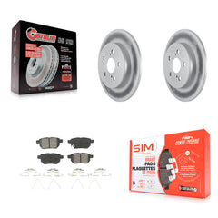 Transit Auto KGS-101877 Disc Brake Kit for 2019 Toyota Corolla - Rear