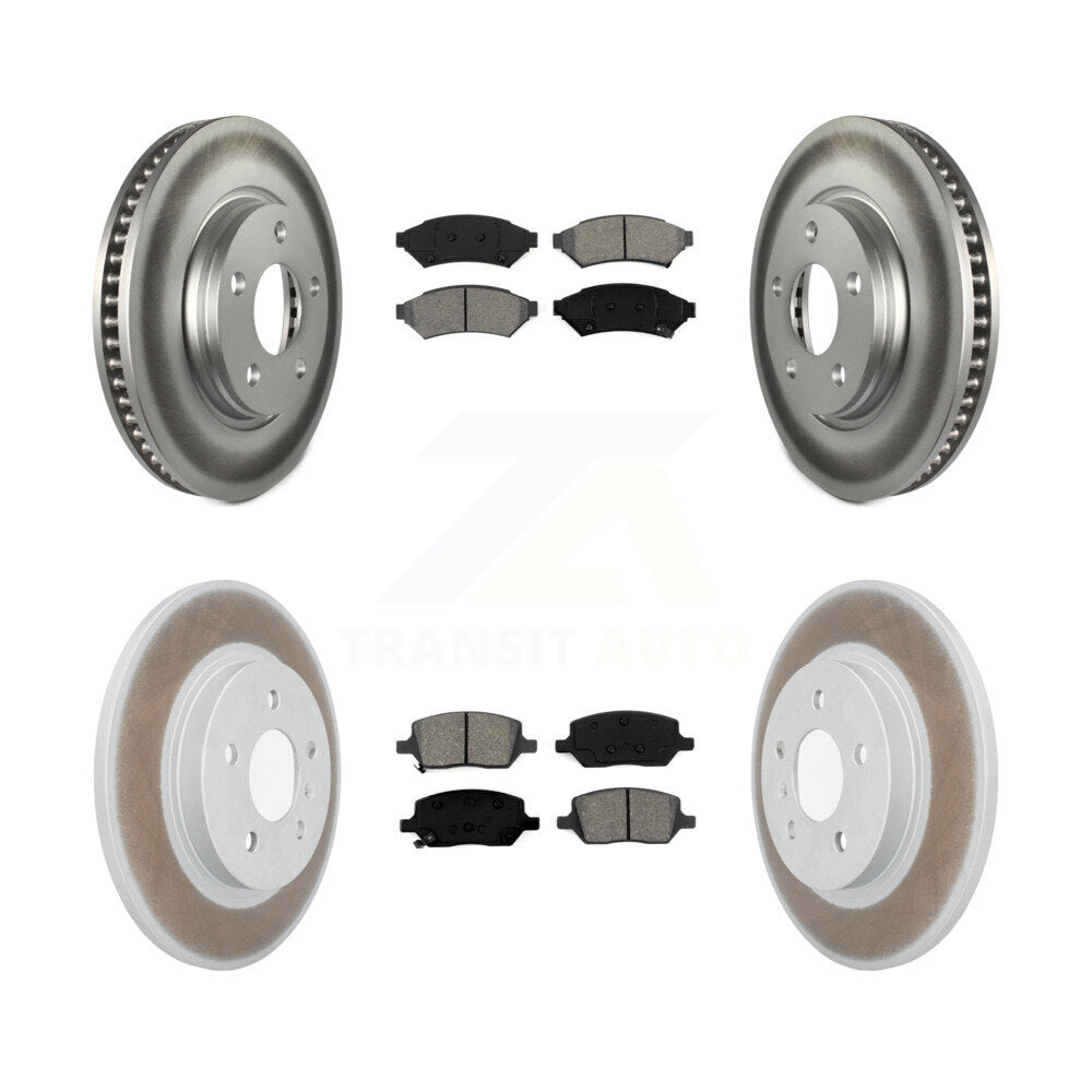 Transit Auto KGS-101885 Disc Brake Kit for 2005 Buick Terraza, Chevrolet Uplander, Saturn Relay - Front and Rear