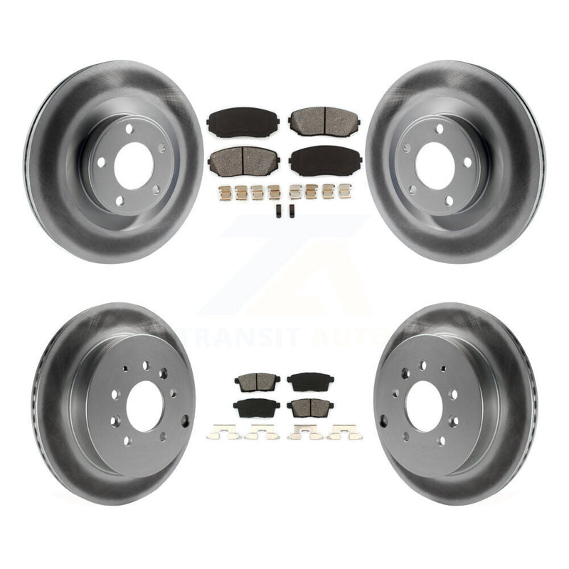 Transit Auto KGS-101887 Disc Brake Kit for 2007-2010 Ford Edge, Lincoln MKX - Front and Rear