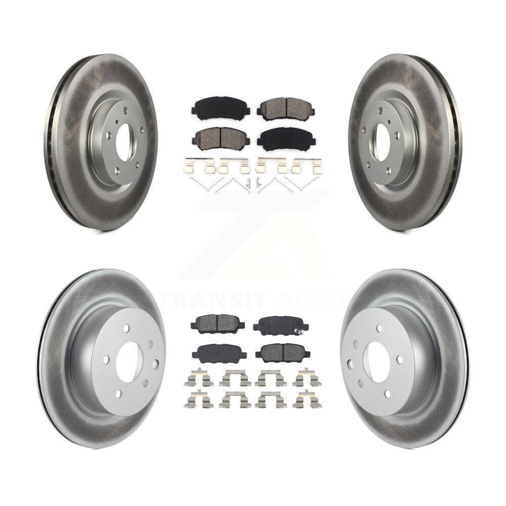 Transit Auto KGS-101889 Disc Brake Kit for 2009-2022 Nissan Maxima - Front and Rear