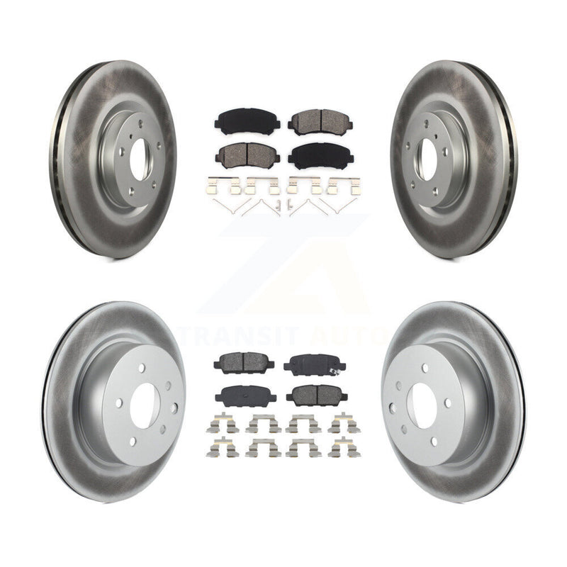 Transit Auto KGS-101889 Disc Brake Kit for 2009-2022 Nissan Maxima - Front and Rear