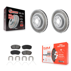Transit Auto KGS-101925 Disc Brake Kit for 2016-2020 Kia Optima, Hyundai Sonata - Front