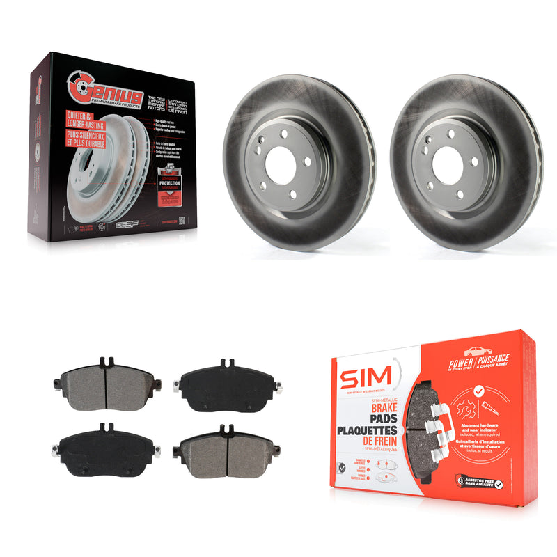 Transit Auto KGS-101929 Disc Brake Kit for 2013-2020 INFINITI QX30, Mercedes-Benz GLA250 and More - Front
