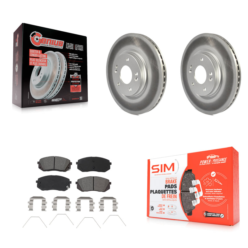 Transit Auto KGS-101933 Disc Brake Kit for 2018-2025 Hyundai Kona, Kia Seltos and More - Front