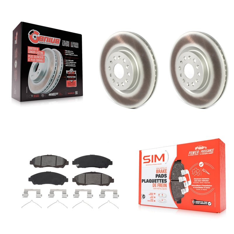 Transit Auto KGS-101937 Disc Brake Kit for 2017-2020 Cadillac XT6, Buick Enclave, Cadillac XT5 - Front