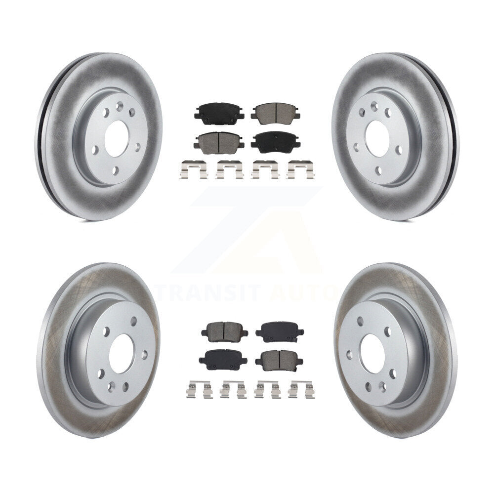 Transit Auto KGS-101938 Disc Brake Kit for 2016 Chevrolet Cruze - Front and Rear