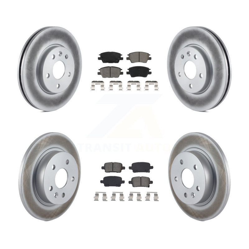 Transit Auto KGS-101938 Disc Brake Kit for 2016 Chevrolet Cruze - Front and Rear