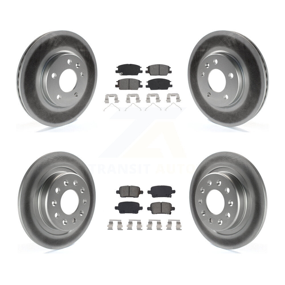 Transit Auto KGS-101940 Disc Brake Kit for 2016-2020 Chevrolet Equinox, GMC Terrain and More - Front and Rear