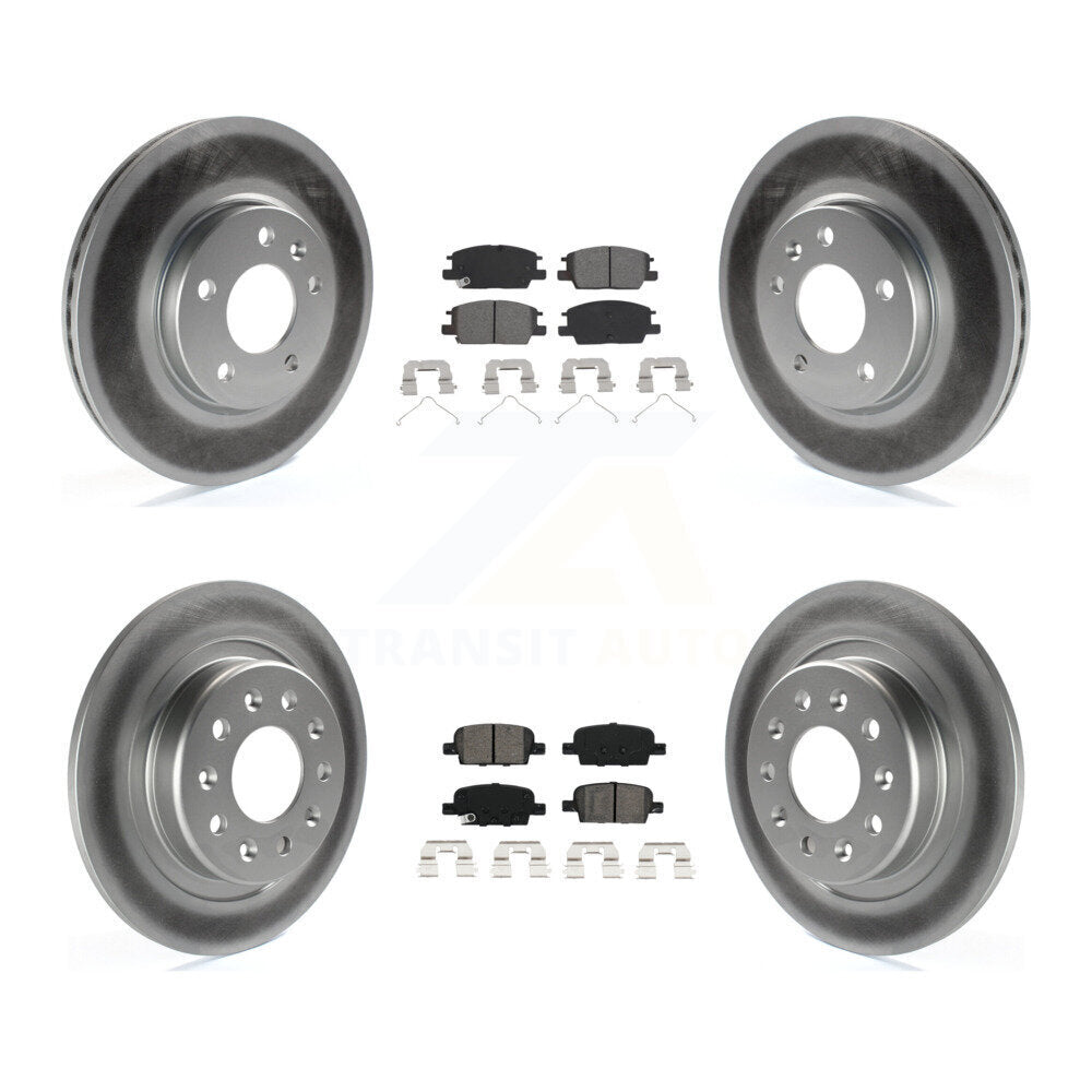 Transit Auto KGS-101941 Disc Brake Kit for 2016-2019 Chevrolet Malibu - Front and Rear