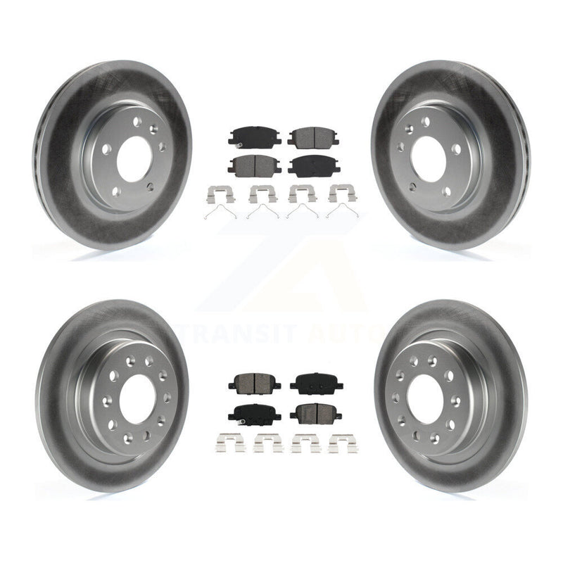 Transit Auto KGS-101941 Disc Brake Kit for 2016-2019 Chevrolet Malibu - Front and Rear