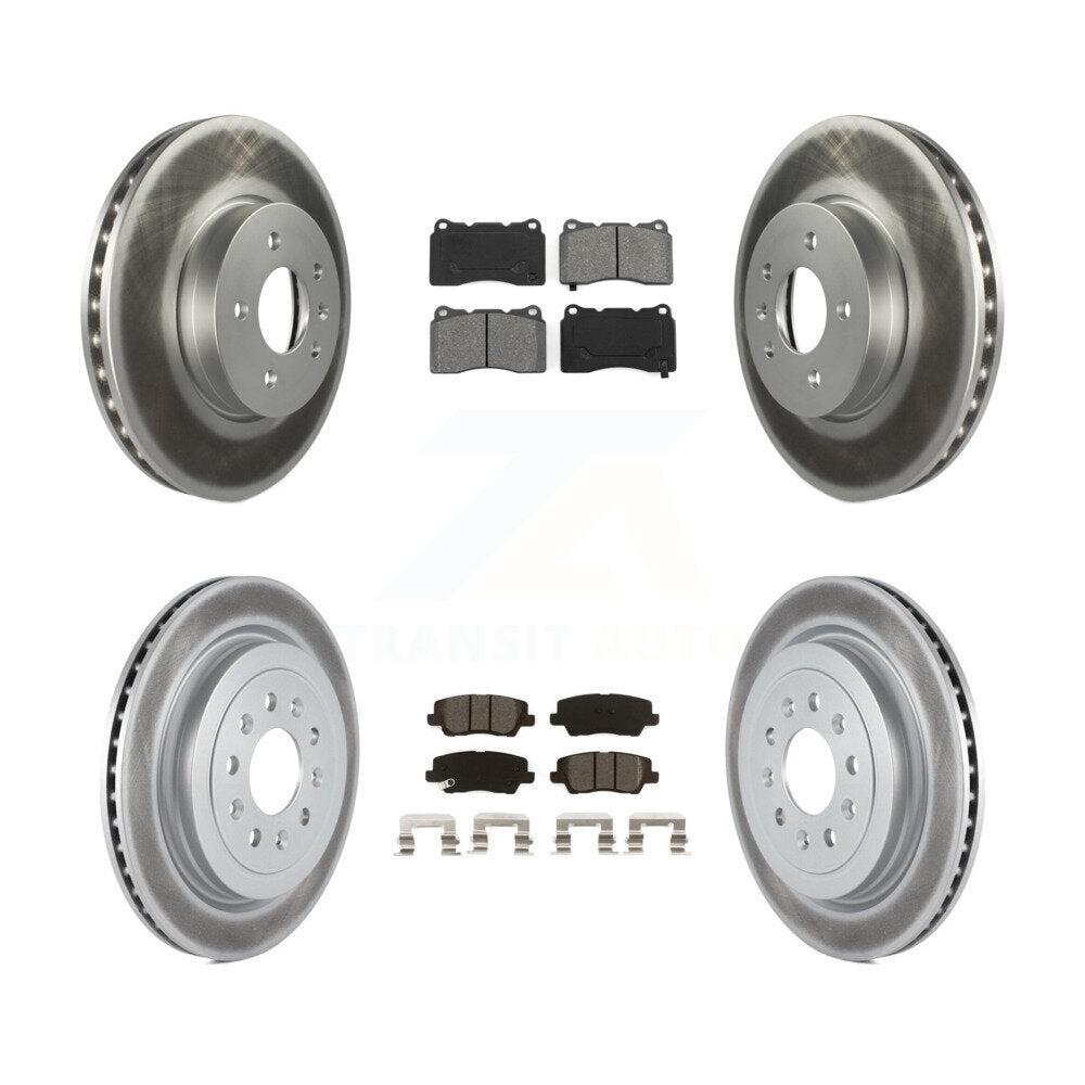 Transit Auto KGS-101943 Disc Brake Kit for 2013-2015 Cadillac ATS - Front and Rear