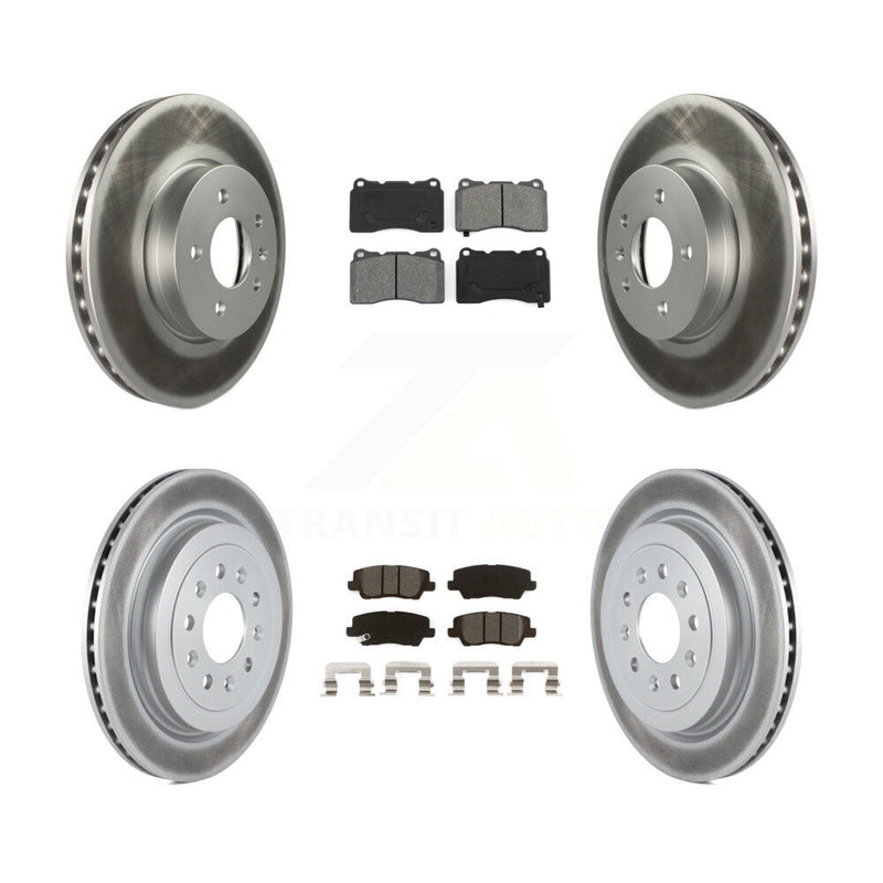 Transit Auto KGS-101943 Disc Brake Kit for 2013-2015 Cadillac ATS - Front and Rear