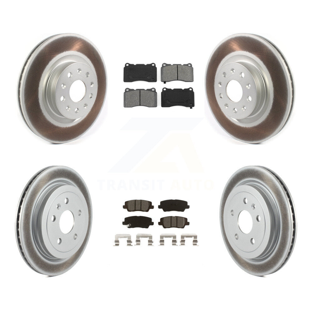 Transit Auto KGS-101944 Disc Brake Kit for 2015 Cadillac CTS - Front and Rear