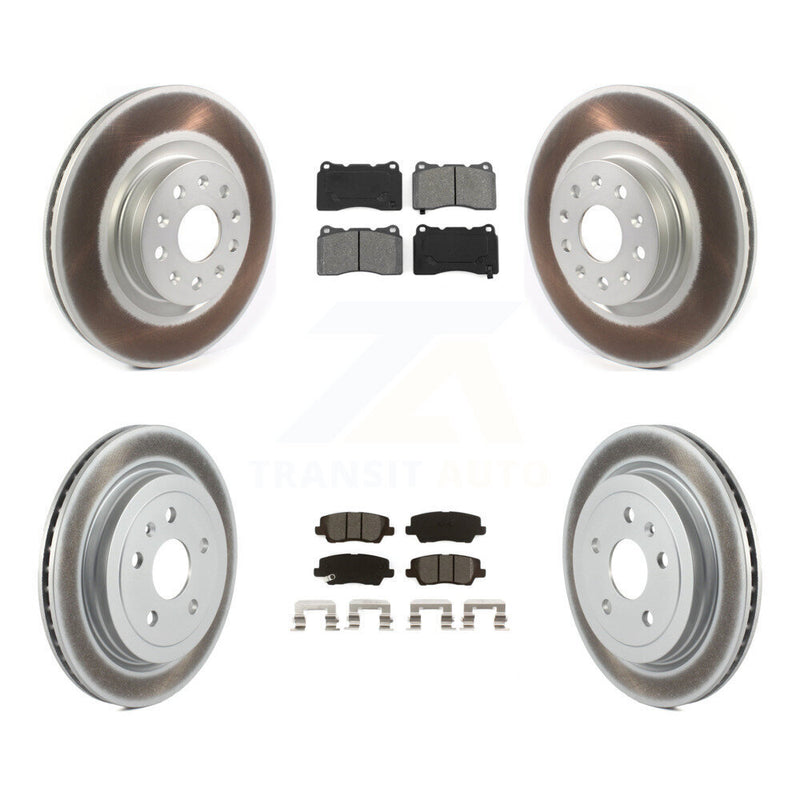 Transit Auto KGS-101944 Disc Brake Kit for 2015 Cadillac CTS - Front and Rear