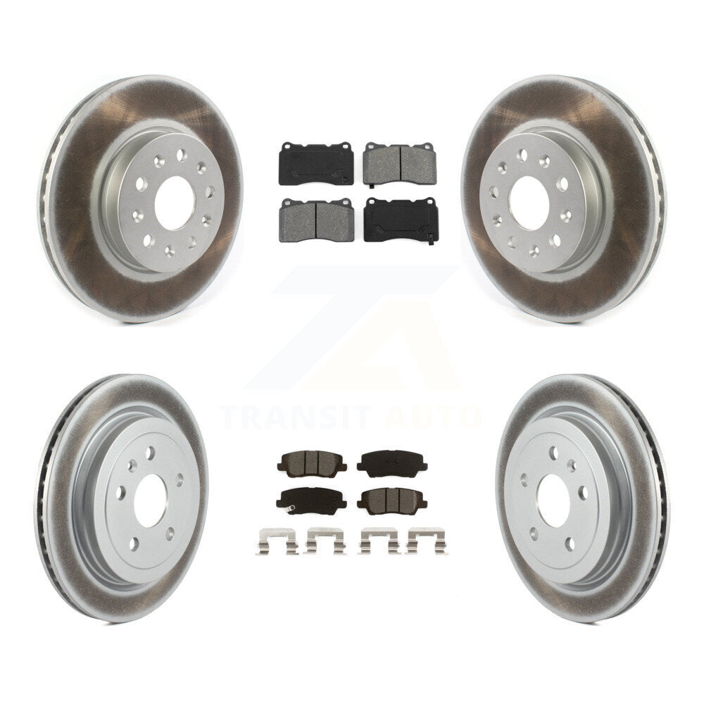 Transit Auto KGS-101945 Disc Brake Kit for 2015-2016 Cadillac CTS - Front and Rear