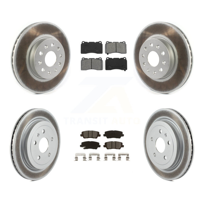 Transit Auto KGS-101945 Disc Brake Kit for 2015-2016 Cadillac CTS - Front and Rear