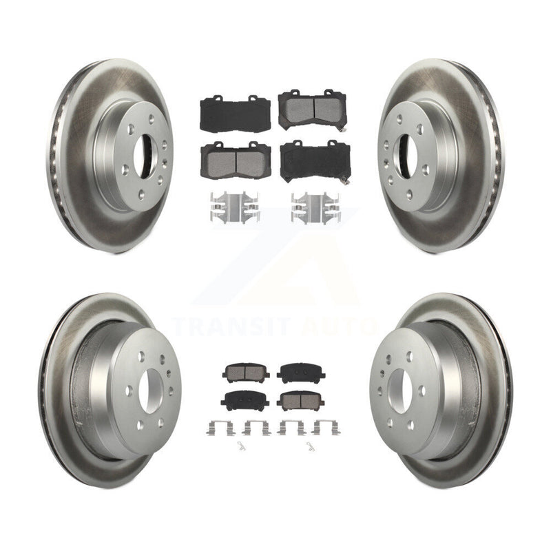 Transit Auto KGS-101947 Disc Brake Kit for 2015-2020 Chevrolet Colorado, GMC Canyon - Front and Rear