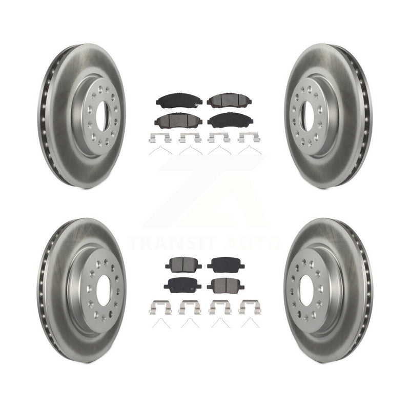 Transit Auto KGS-101948 Disc Brake Kit for 2017-2020 Chevrolet Traverse, Chevrolet Blazer and More - Front and Rear