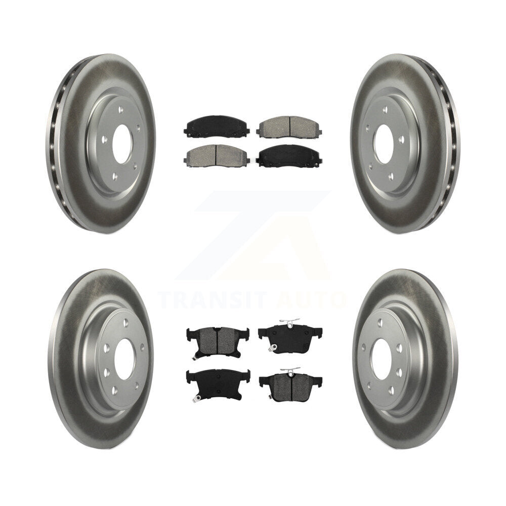 Transit Auto KGS-101950 Disc Brake Kit for 2017-2024 Chrysler Grand Caravan, Chrysler Voyager, Chrysler Pacifica - Front and Rear