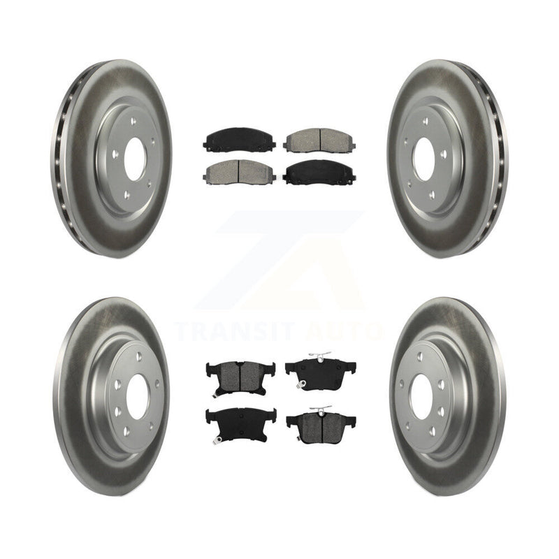 Transit Auto KGS-101950 Disc Brake Kit for 2017-2024 Chrysler Grand Caravan, Chrysler Voyager, Chrysler Pacifica - Front and Rear