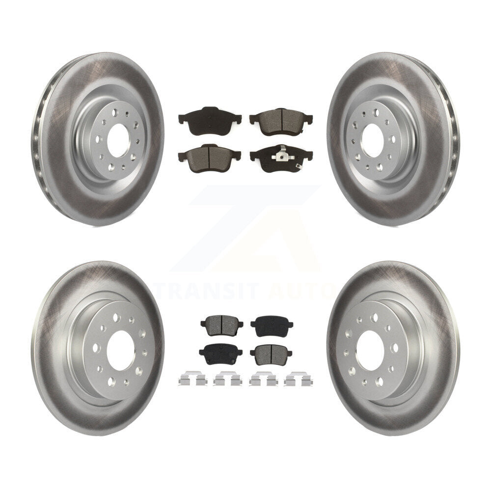 Transit Auto KGS-101951 Disc Brake Kit for 2014-2020 Fiat 500L - Front and Rear