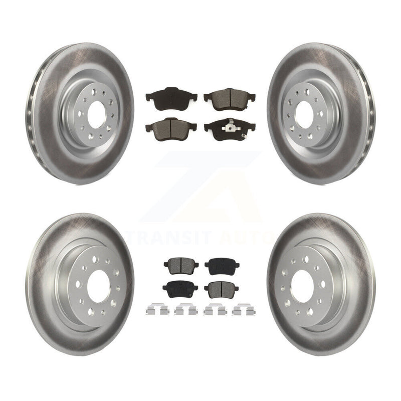 Transit Auto KGS-101951 Disc Brake Kit for 2014-2020 Fiat 500L - Front and Rear