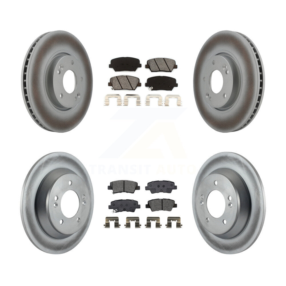 Transit Auto KGS-101955 Disc Brake Kit for 2014-2017 Kia Rondo - Front and Rear