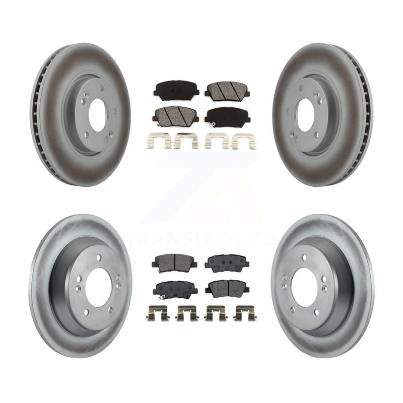Transit Auto KGS-101955 Disc Brake Kit for 2014-2017 Kia Rondo - Front and Rear