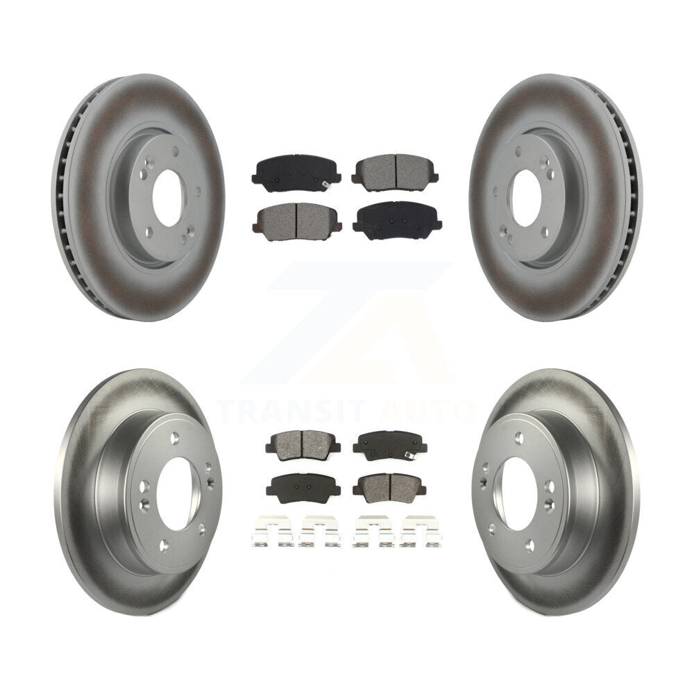 Transit Auto KGS-101956 Disc Brake Kit for 2017 Kia Forte Koup - Front and Rear
